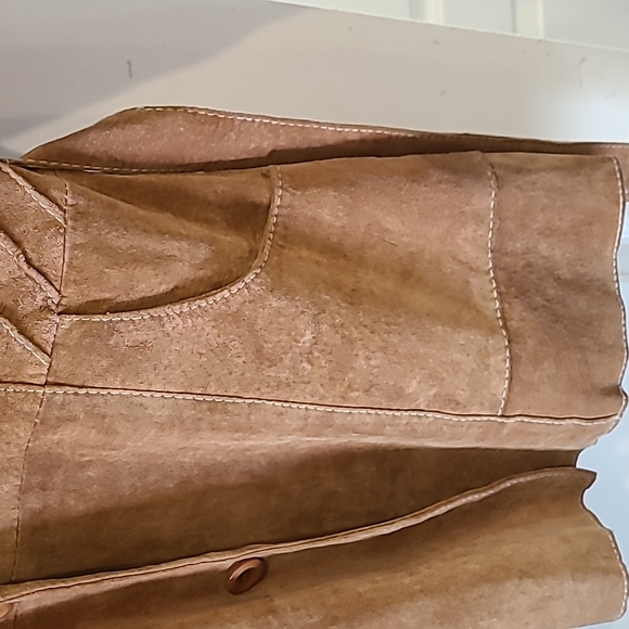 Leather jacket, faux fur, Arden B, Large - Picture 7 of 17